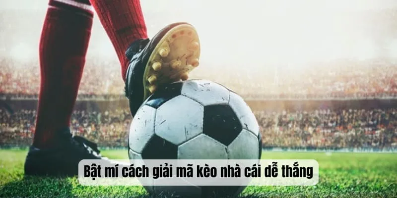 Bật mí cách giải mã kèo nhà cái dễ thắng