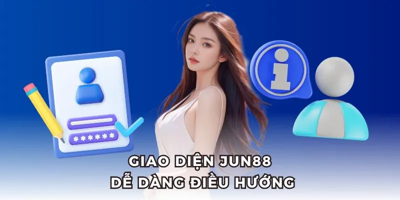 Trang đăng nhập Jun88 được thiết kế đơn giản, dễ điều hướng.
