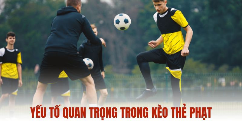 Yếu tố quan trọng cần lưu ý trong kèo thẻ phạt